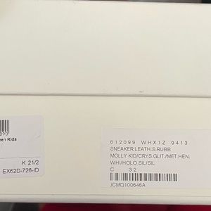 Kids size 2 Alexander McQueen sneakers